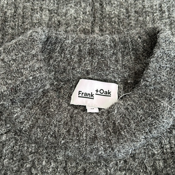 Frank & Oak sweater XS for man charcoal - Picture 3 of 4